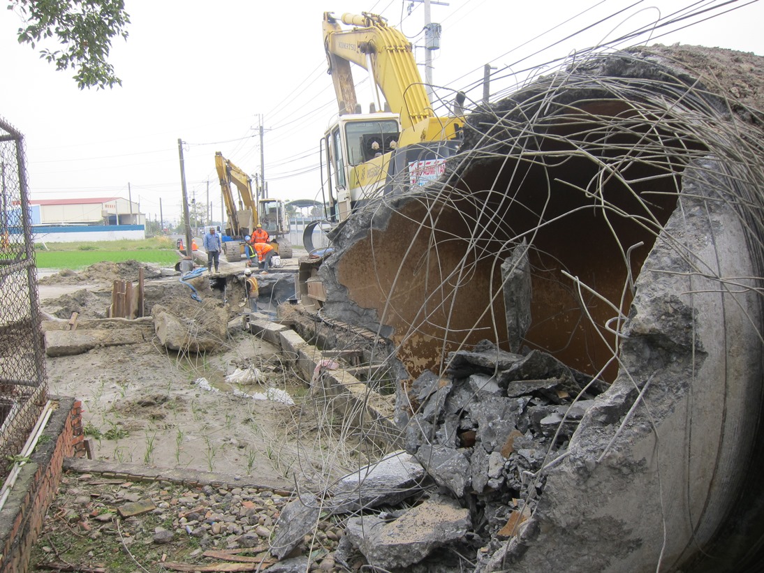 新市區水管路滲漏　水公司緊急搶修完成