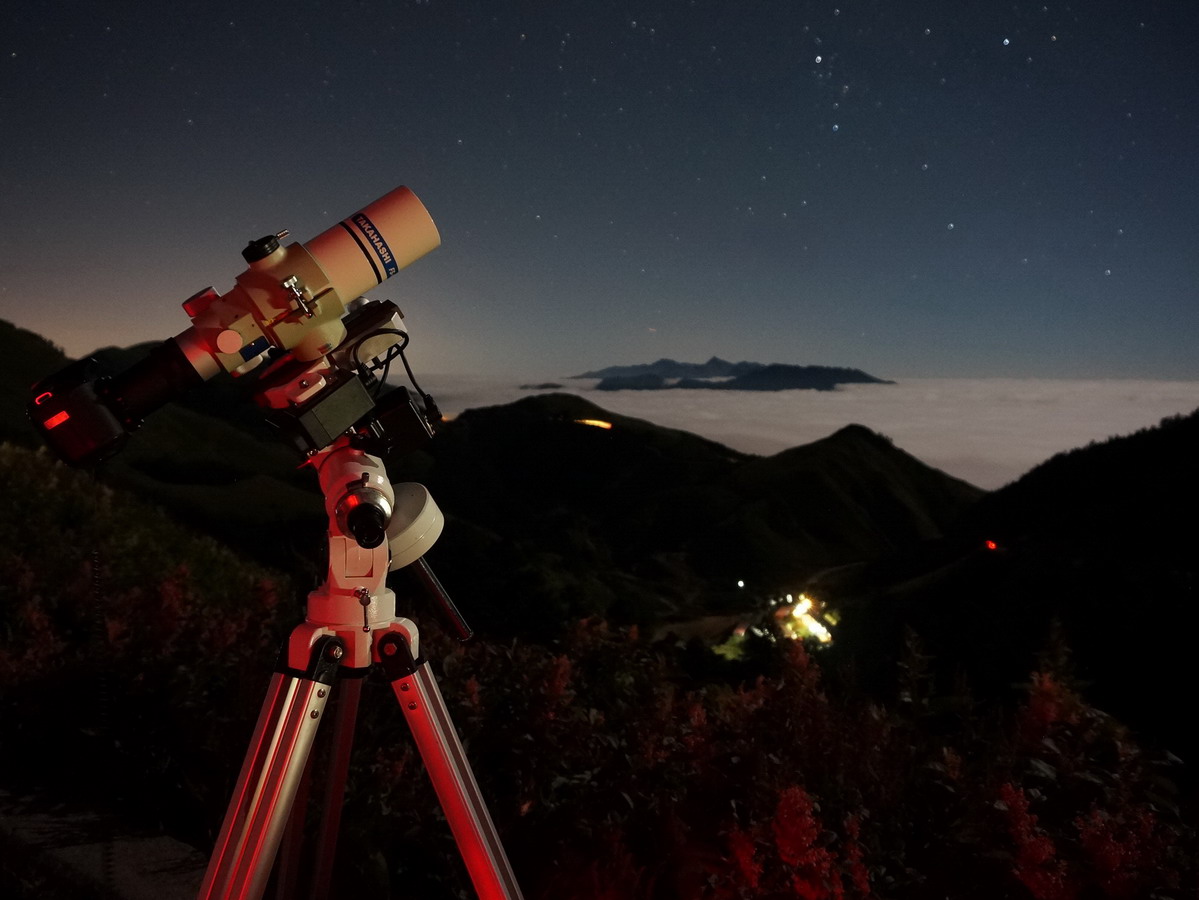 夜宿合歡山　觀賞冬季星空