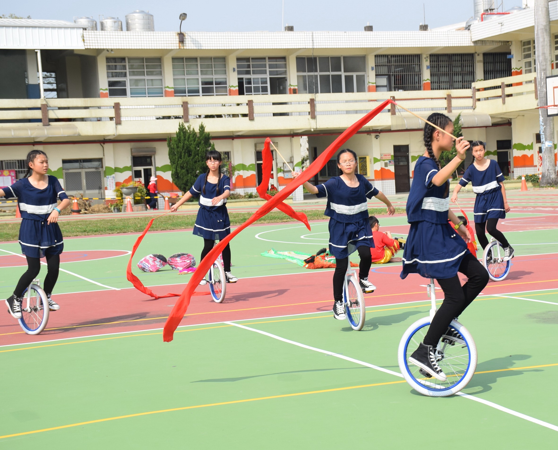 馬鳴國小獨輪車課程邁入第七年　學生訓練爭取赴美表演夢