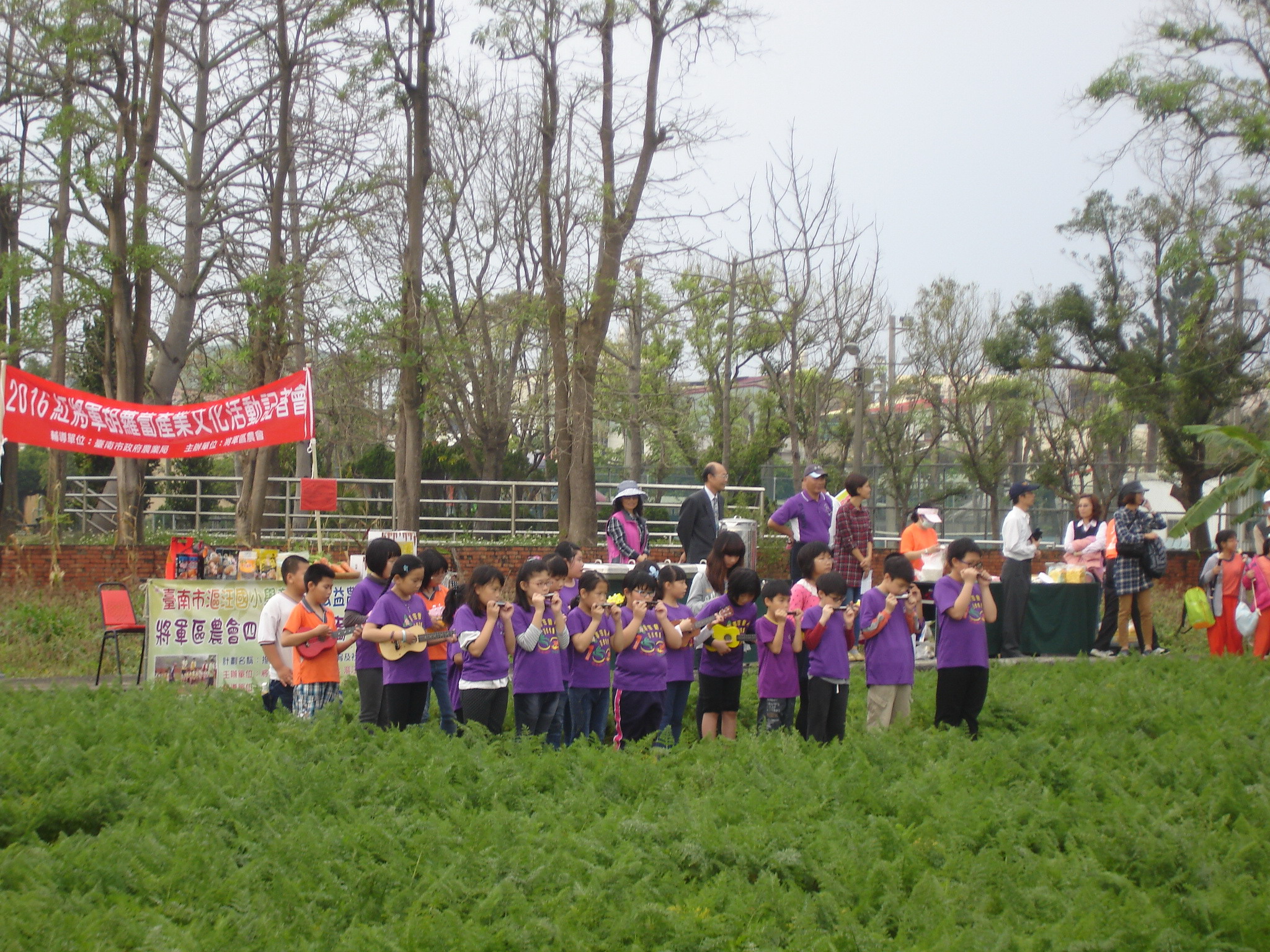 將軍食農教育公益音樂會　為胡蘿蔔節揭幕