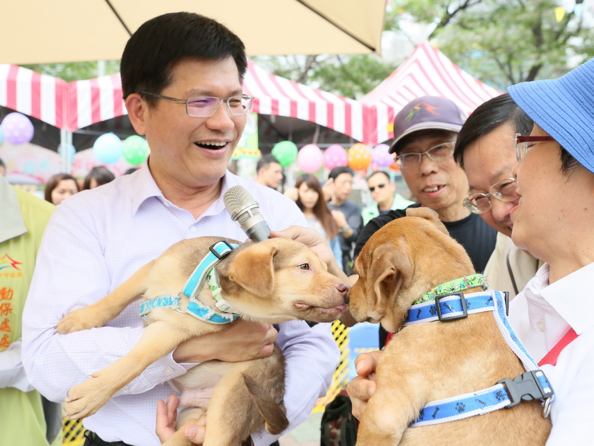 米克斯春季同樂會　林佳龍宣導犬貓認養不棄養