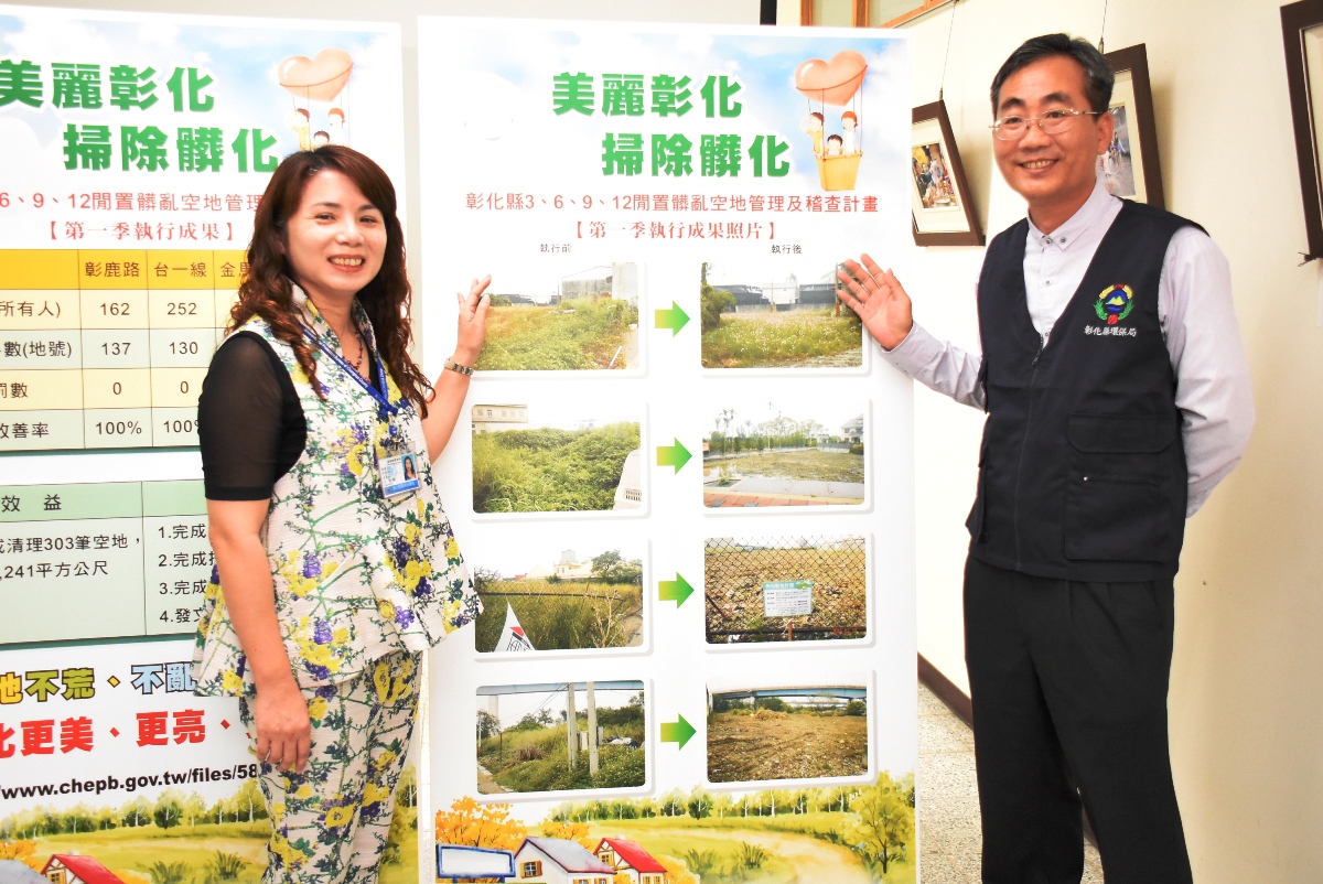 改善閒荒空地環境問題　彰縣推空地綠美化