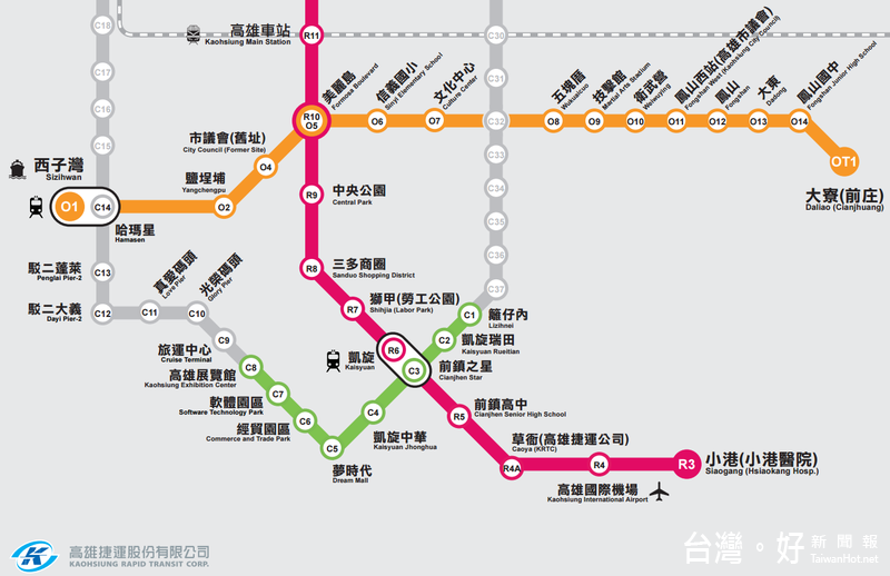 (圖/取自高雄捷運網站 www.krtco.com.tw)