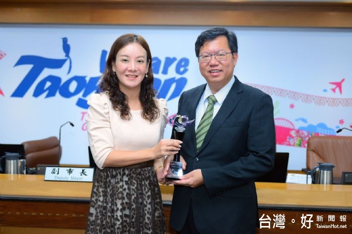 鄭市長表示,桃園推動客語無障礙環境的成效是全國最好的。
