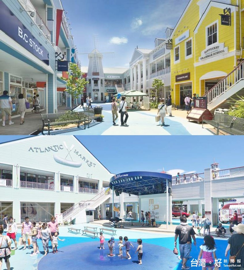 日本三井具有成功港灣Outletmall案例。(圖/三井集團提供)