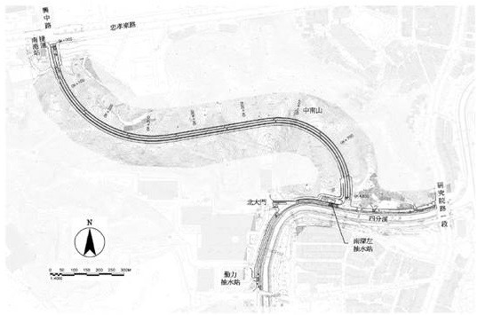 「國家生技研究園區聯外道路工程」於15日動土，將以開闢新隧道的方式，銜接台北忠孝東路7段與研究院路1段130巷，未來隧道工程完工後，將可發揮交通移轉功能，中研院對外聯通將會改善很多。（圖／內政部營建署）