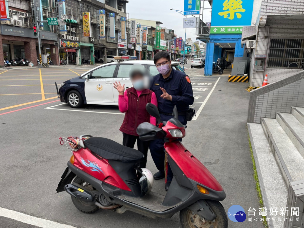 員警積極辦案找回遭竊機車