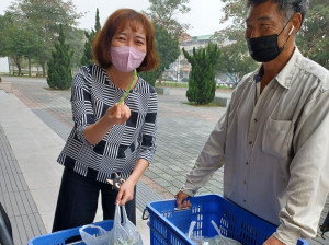 嘉義地檢署檢察長張曉雯號召團購老林的敏豆／陳致愷翻攝