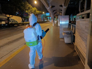 清明連假交通防疫　中市加強大眾運輸場站環境消毒