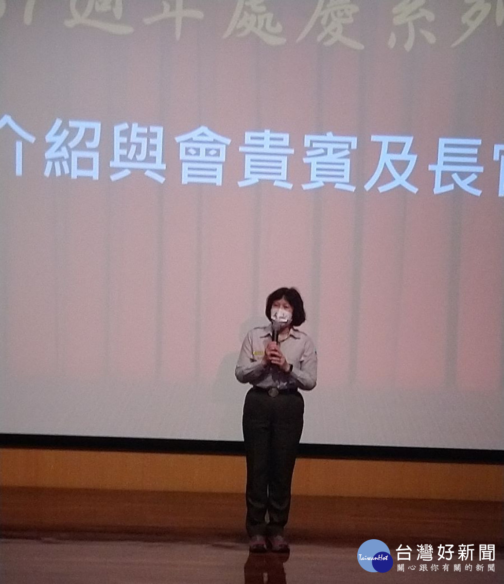 玉管處長盧淑妃歡迎、感謝熱情參與的夥伴（記者吳素珍攝）