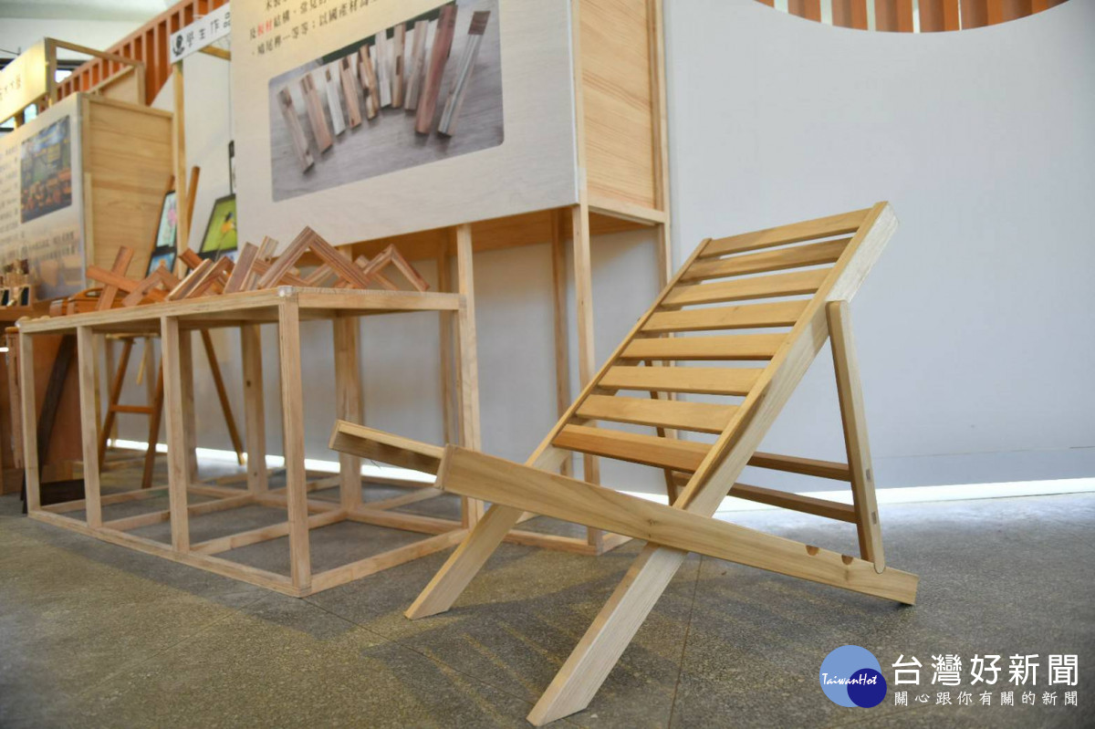 展覽作品涵蓋「家具設計科、室內空間設計科、建築科」學生的學習成果與多元表現