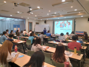 參加「人資人員培訓課程」民眾須配合防疫措施。(圖為110年辦理課程情況)