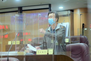 ▲疫情到9月仍未停歇？市議員李光達：免費提供學童與中低收入戶快篩試劑。（圖/市議會提供）