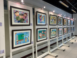 集集鎮和平國小「和顏墨色 平藝競稔」學生美展