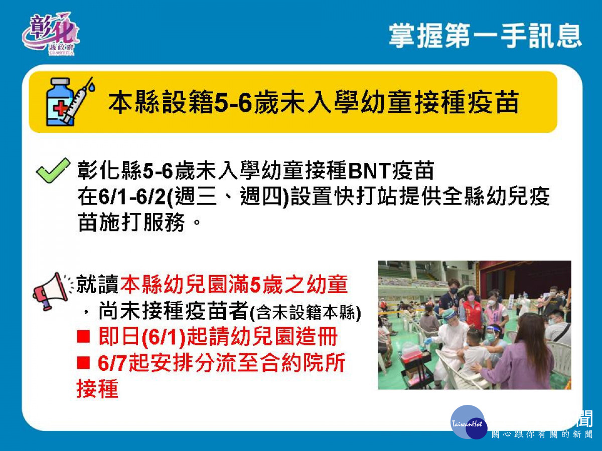 疫情高峰期，彰化縣單日確診4851例。圖／彰化縣政府提供