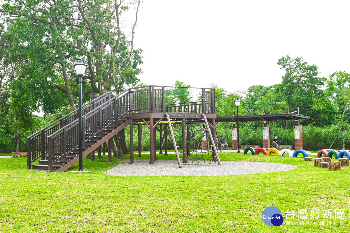 串聯「好客、水圳、樟樹林」等元素，大溪落羽松公園完工啟用。
