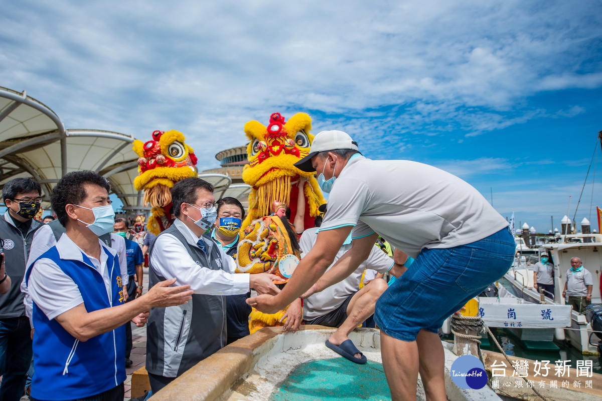 桃園市長鄭文燦出席「2022港口文化海巡季」活動。