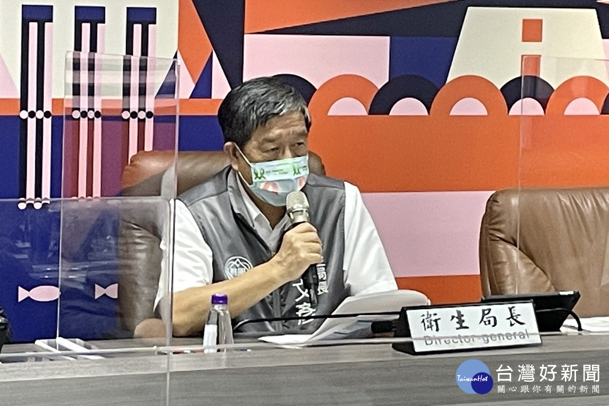 桃園市政府衛生局長王文彥說明0620疫情。