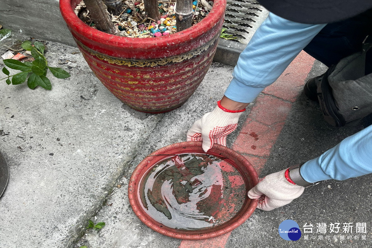 遠離登革熱威脅，桃園市政府衛生局啊呼籲落實雨後環境整頓。