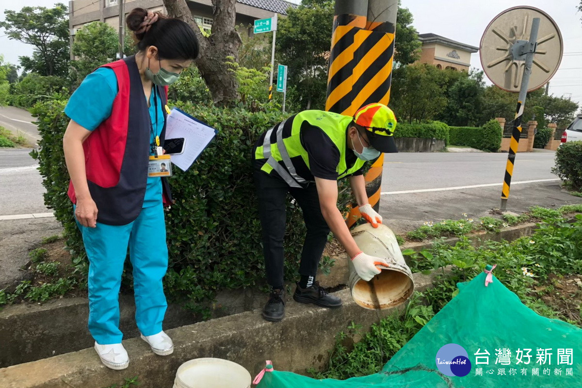 遠離登革熱威脅，桃園市政府衛生局啊呼籲落實雨後環境整頓。