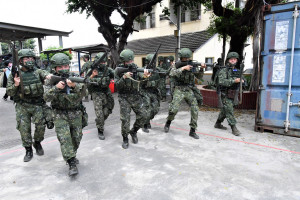 257旅步兵營111年教育召集訓練。圖／化縣政府提供