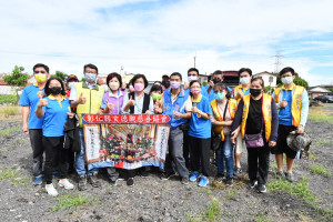 溪洲辦淨堤活動，守護河川環境。圖／彰化縣政府提供