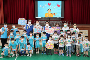 縣府籌措經費為幼童購置快篩試劑。（縣府提供）