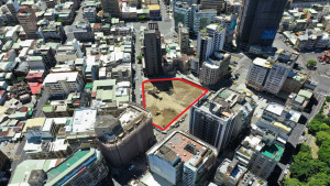▲城中城舊址拆除後空拍圖。

