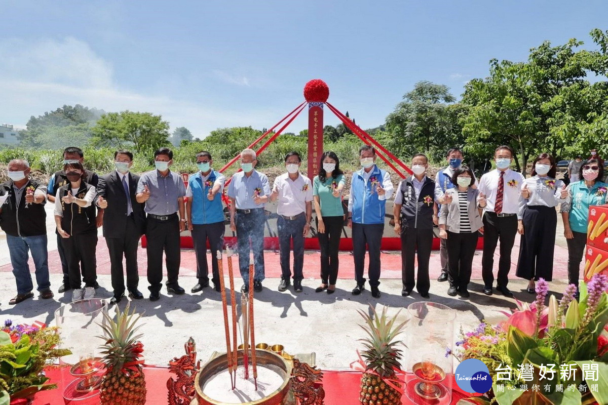 草屯手工藝產業園區預計8。9月公告用地出售。（縣府提供）