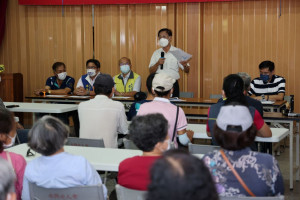 水里兩村偏遠聚落簡易自來水，林縣長重視改善於21日實地會勘。