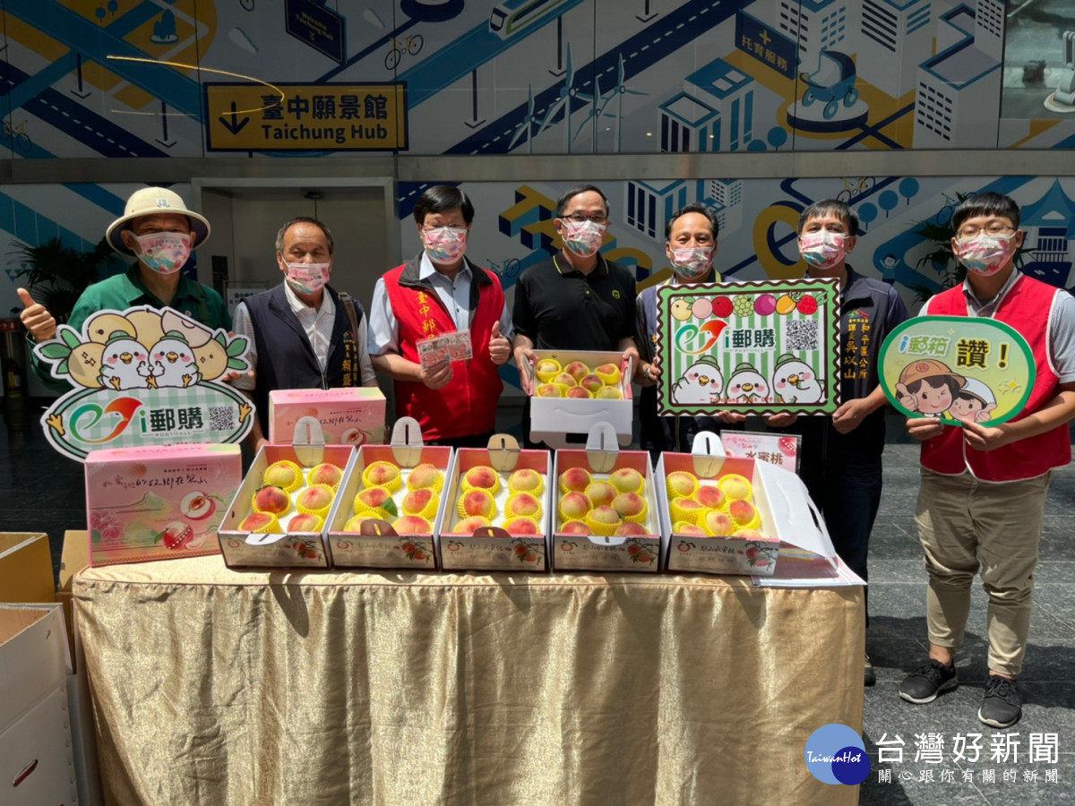 和平區公所結合「中華郵政i郵購」及「楓康超市-團購網」等通路銷售梨山水蜜桃。