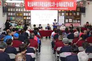 林縣長感謝社區幹部與民眾長期努力和用心。（縣府提供）