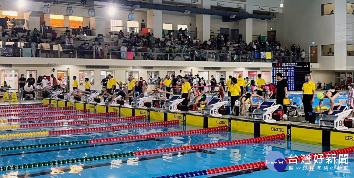 全國小學游泳錦標賽三天賽事於臺中北區國運舉行。