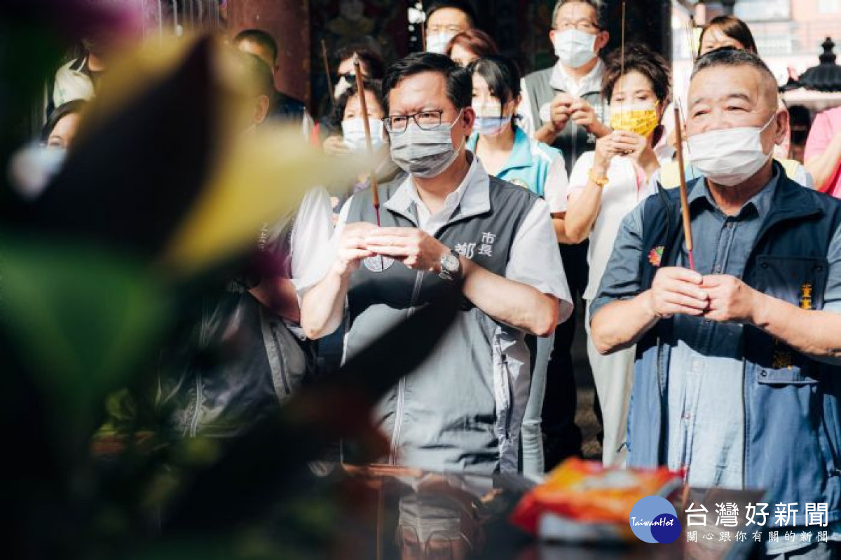 蓮華寺舉辦「盂蘭盆中元報恩超薦法會」　鄭文燦：祈願保佑桃園平安大建設