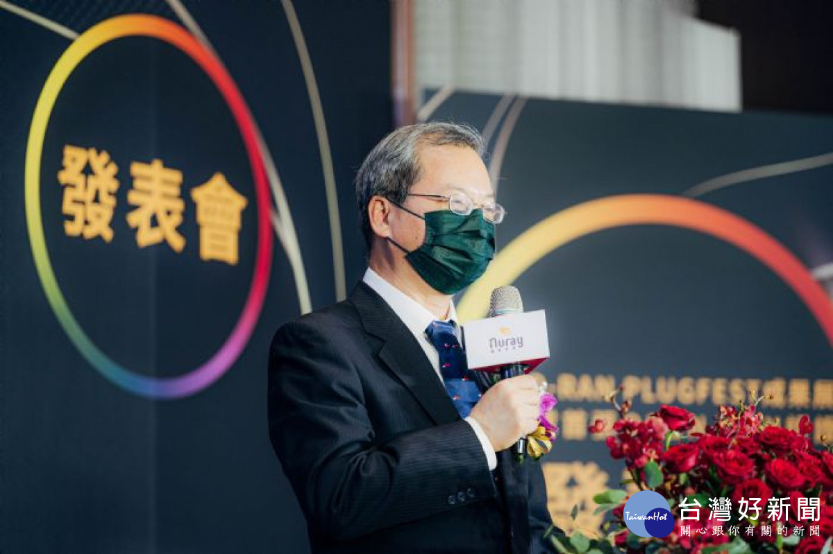 國發會主委龔明鑫致詞。<br />
<br />
