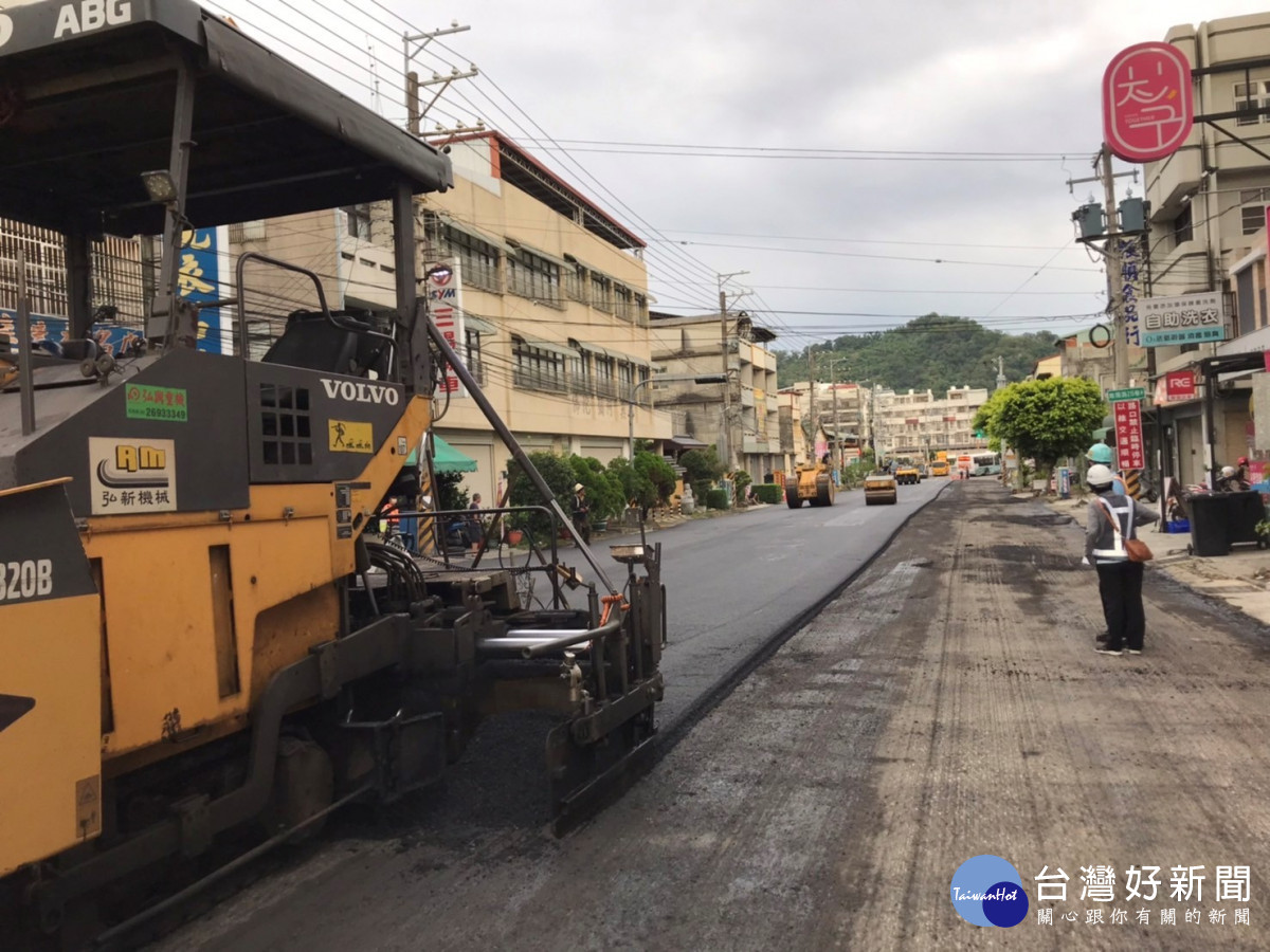 豐原區南陽路污水主次幹管埋設完成 全路幅刨鋪提升用路品質