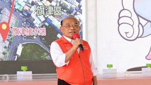▲穩定旗津地區民生供水，蘇貞昌特地南下出席通水典禮。（圖／記者 許高祥 翻攝）