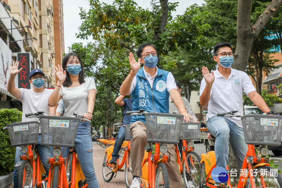 張善政公布「幸福里程30K」交通政見   桃市民搭乘市區公車「每天20公里免費」