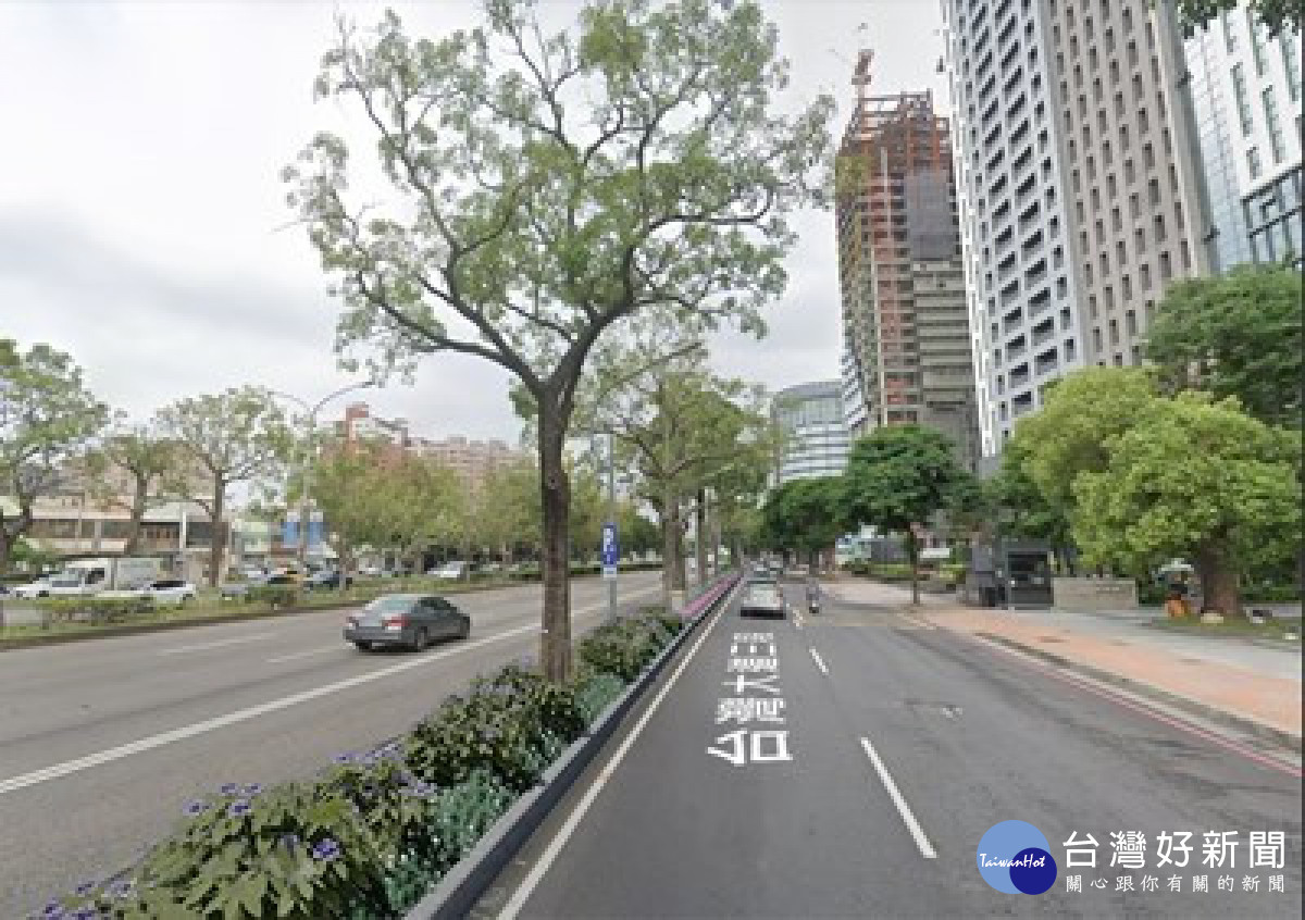 中市建設局妝點道路景觀