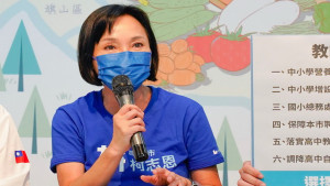 ▲柯志恩第二波教育政見以教師權益為主，提出六大政見。
