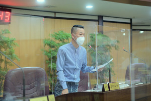 ▲比照社宅「包租代管」，市議員劉安祺：應推農地包租代管吸引青農回流。（圖／市議會提供）