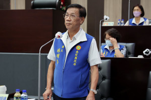 林明溱希望中央先補足警力。（縣府提供）