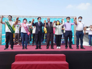 賴清德副總統出席蔡培慧曾煌棊草屯聯合競選總部成立大會力挺。