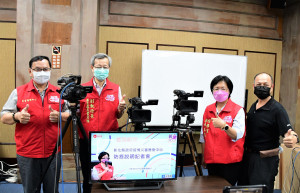 整體疫情逐漸趨緩，彰化縣召開最後一次防疫說明會。圖／彰化縣政府提供