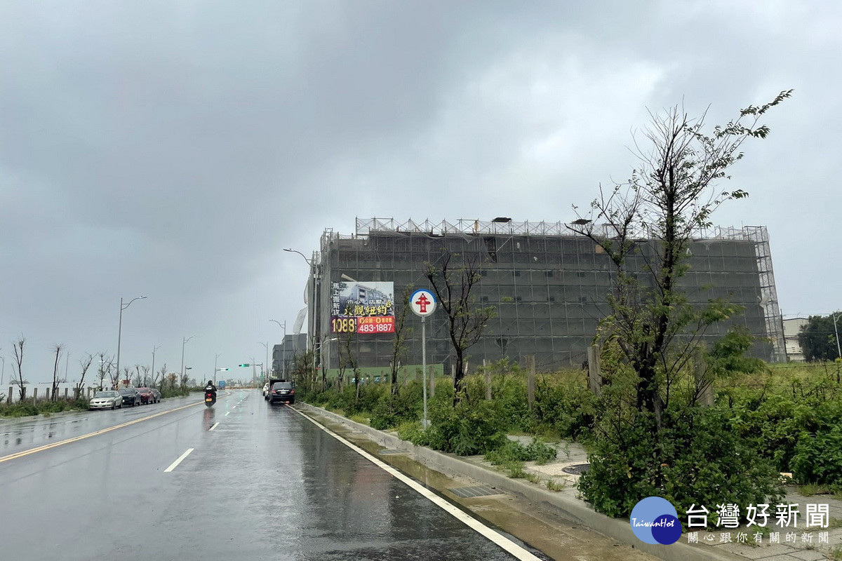 觀音區草漯市地重劃區統包工程現況。