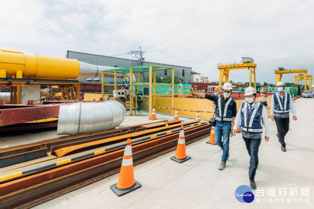 視察桃園捷運綠線潛盾隧道施工進度　鄭文燦：確保機具及工程安全