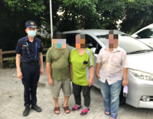 雲林縣警察局斗南分局華山派出所協助外籍婦人找到家人／警方提供