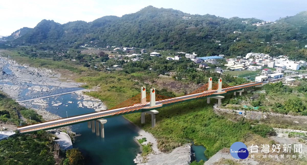 埤豐橋改建完工模擬圖。