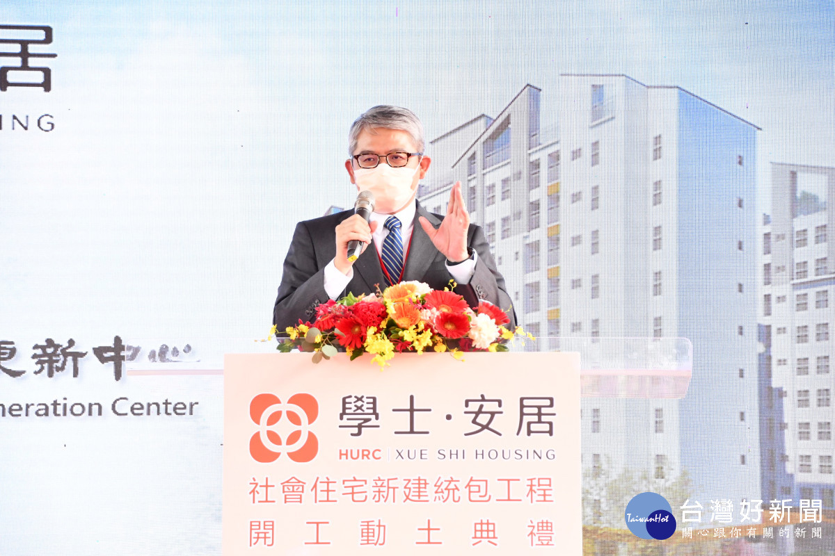 內政部政務次長花敬群致詞。圖／記者鄧富珍攝