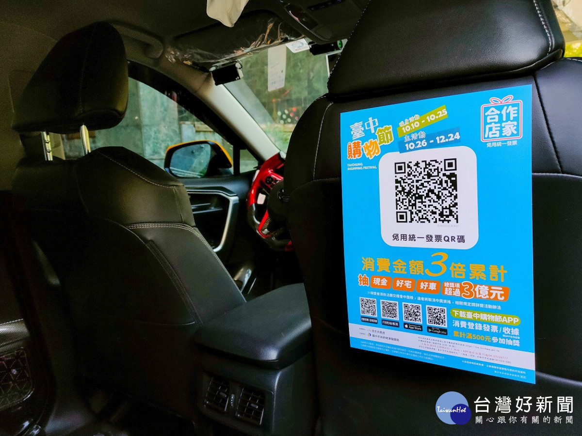 2022台中購物節26日登場　搭小黃登錄抽獎3倍計